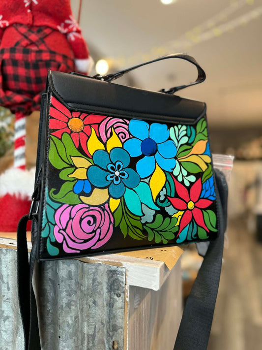 Hand Painted Valentino Orlandi Handbag