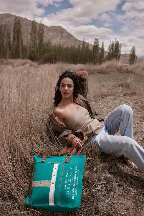 MYRA Countryside Connections Patchwork Tote Bag