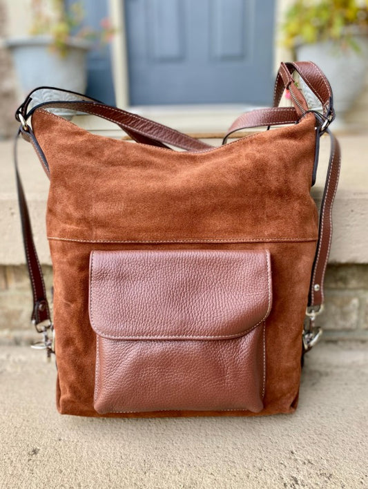 Italian leather handbag