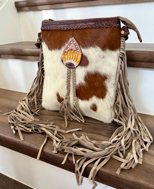 MYRA Eunoia Leather & Hairon Bag