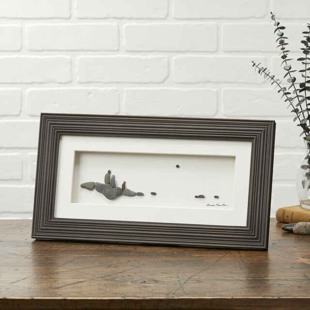 Three of Us Wall Art - Handmade