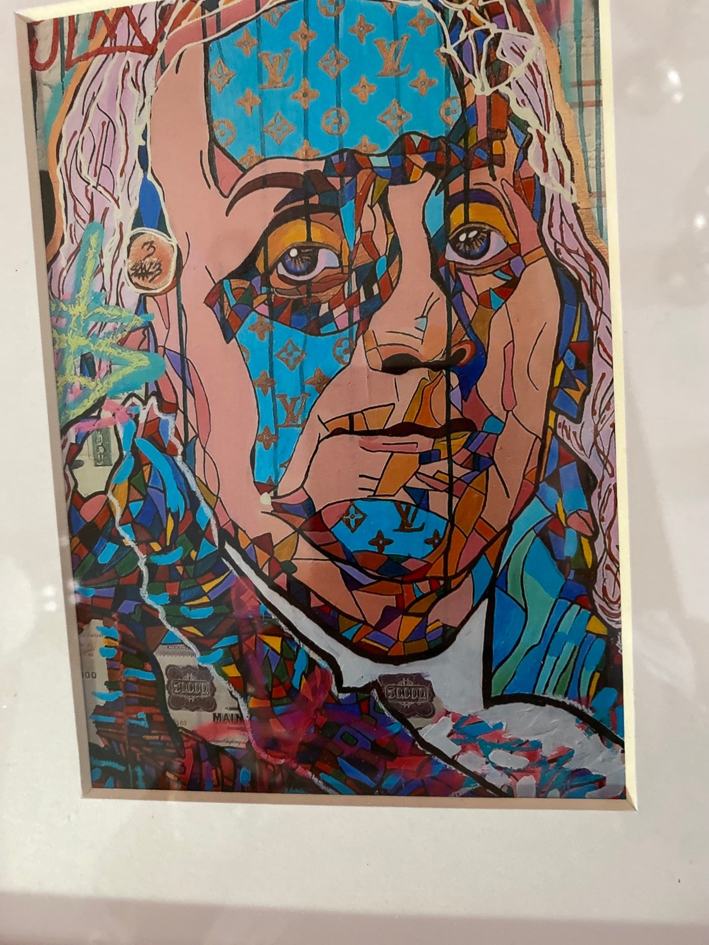 Ben Franklin Print Framed