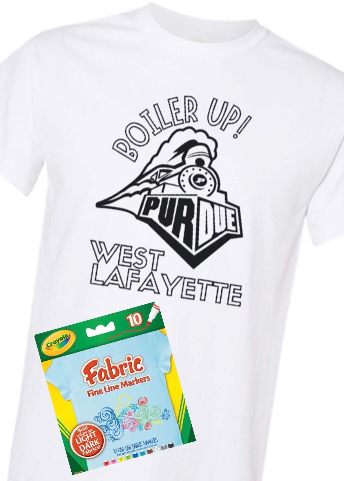 Color UR own Purdue T-Shirt