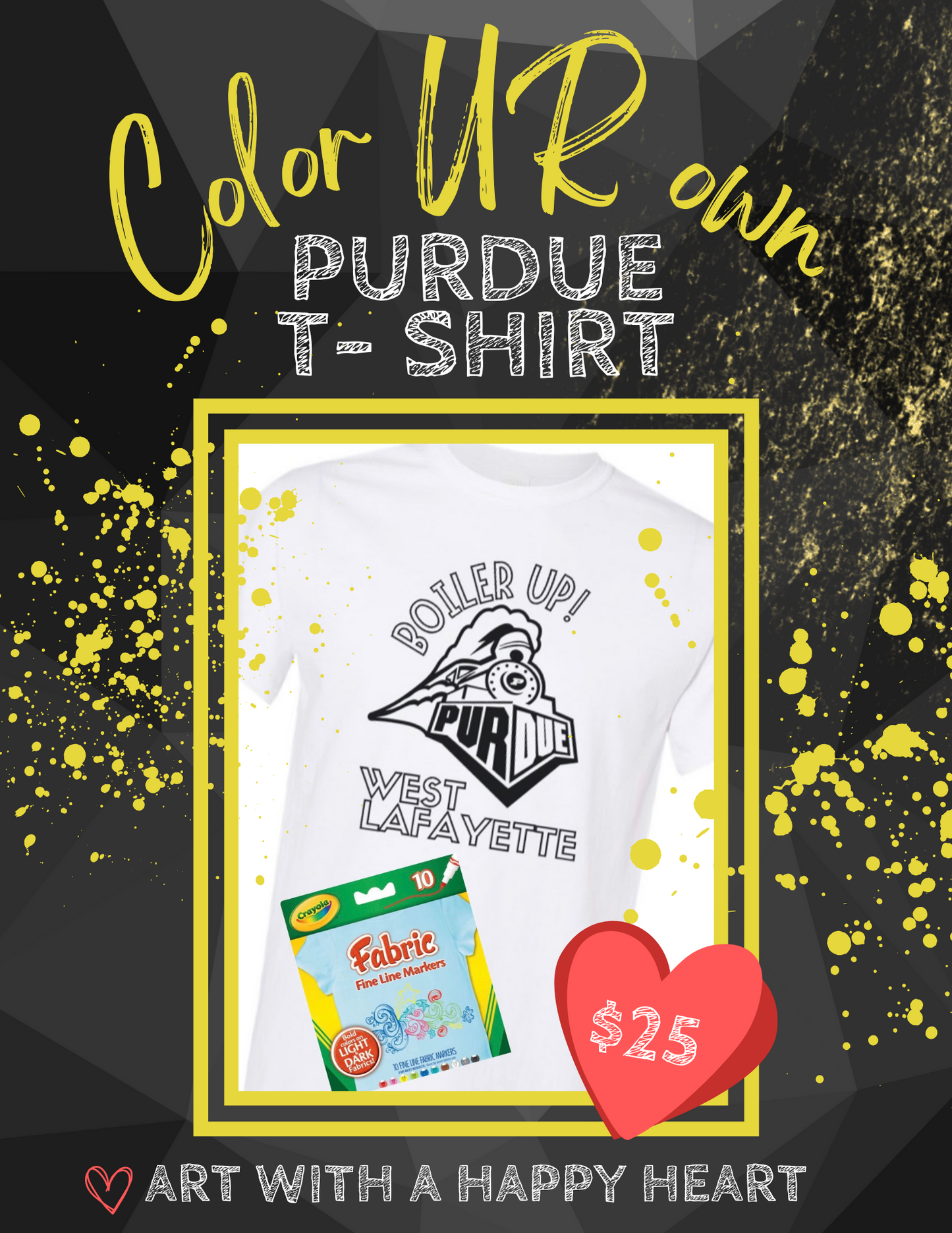 Color UR own Purdue T-Shirt