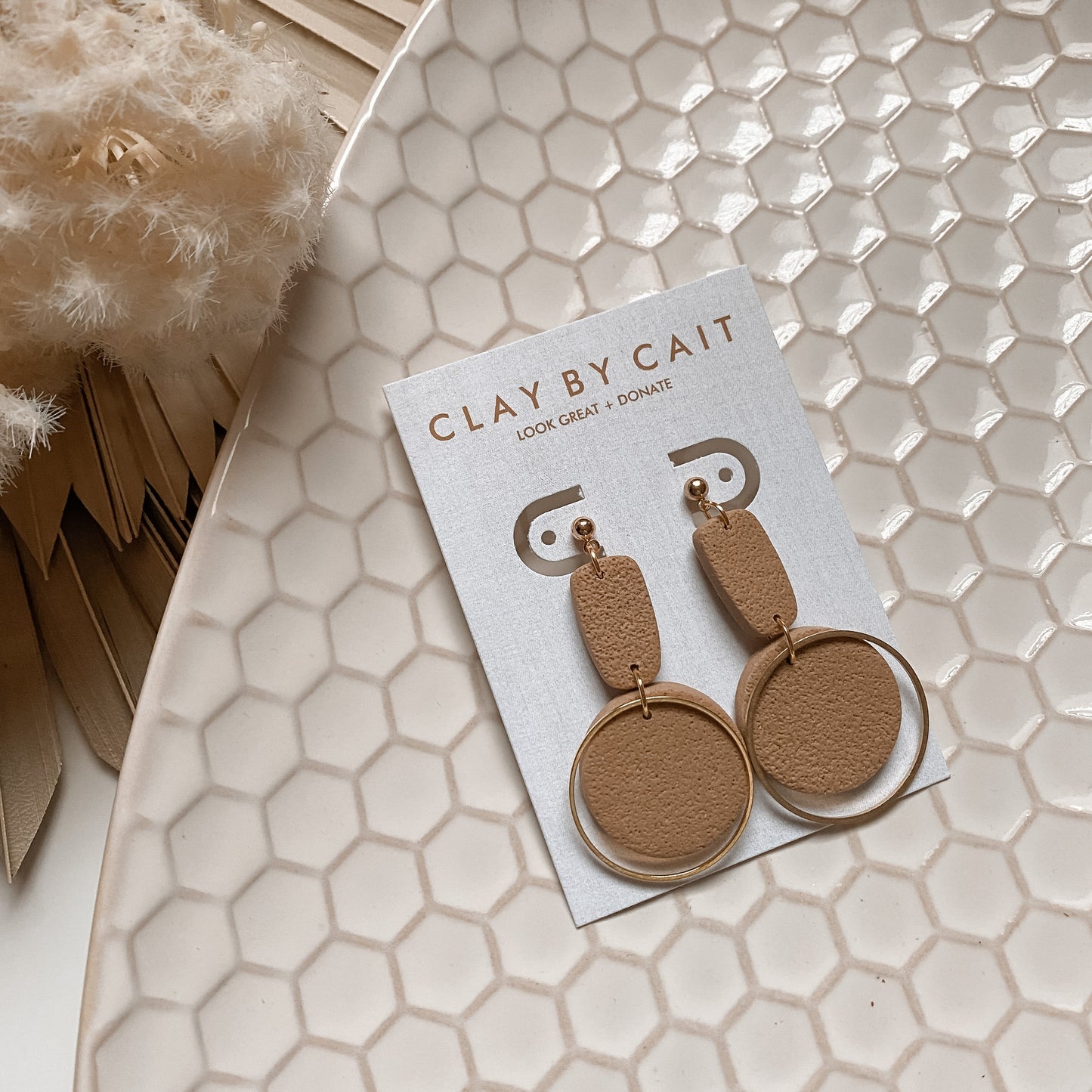 Clay by Cait ~ The Winnie Statement Earring