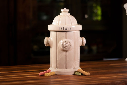 Handmade Fire Hydrant Treat Jar