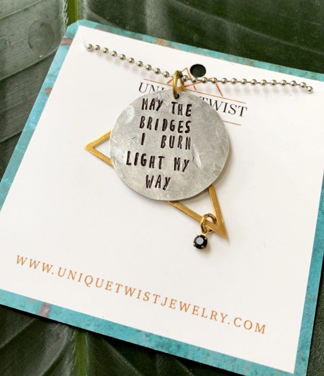 Light My Way Necklace by Unique Twist