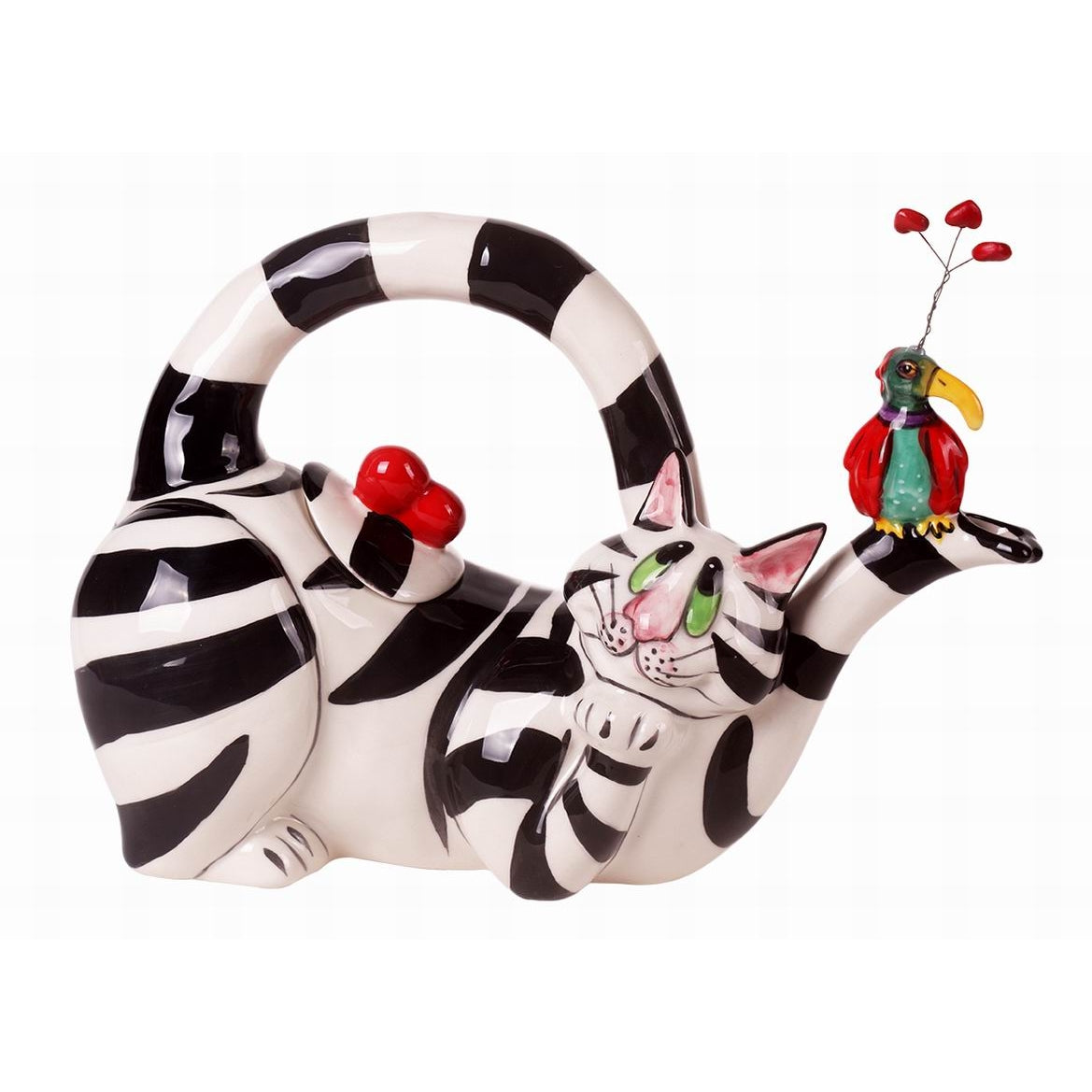 Clancey Hearts Handmade Teapot