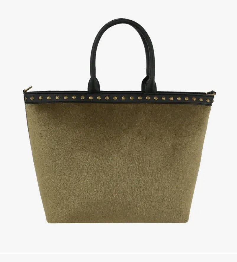Velvet Large Ladies Tote - Shoulder Bag, 3 color options