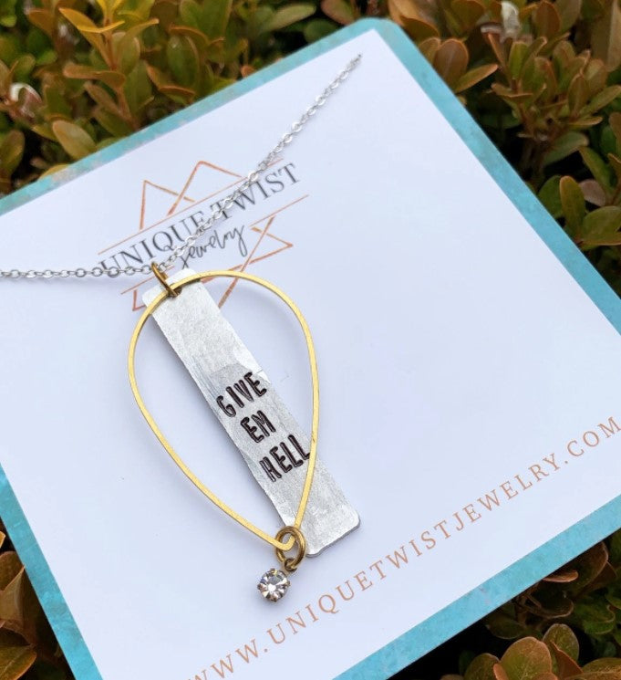 Give 'Em Hell Necklace by Unique Twist