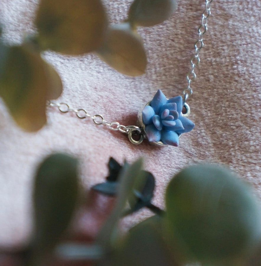 Bitty Sideways Disc Necklace by Colourful Blossom