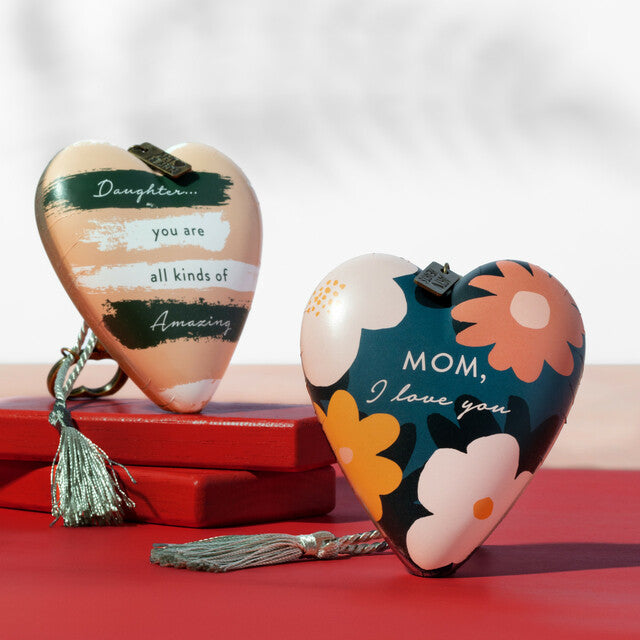 Mom I Love You Art Heart