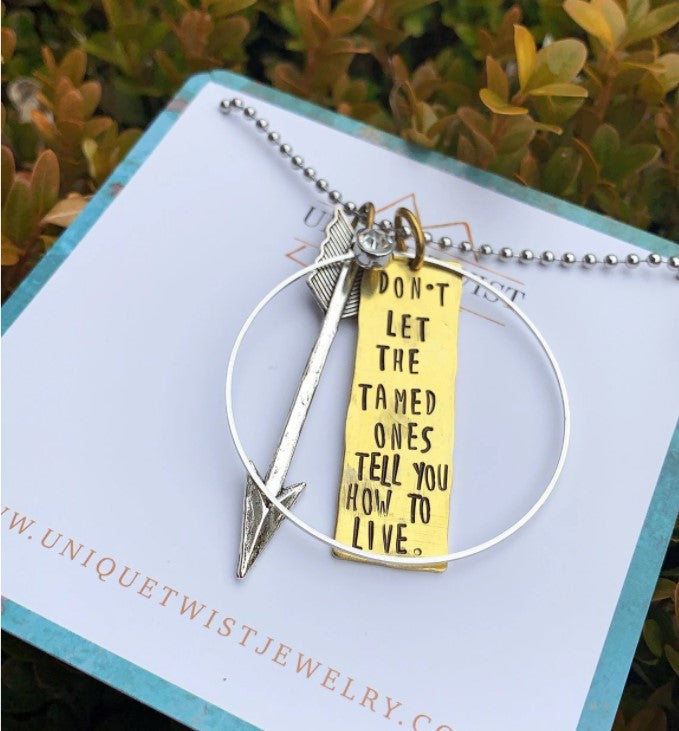 Live Wild Necklace by Unique Twist