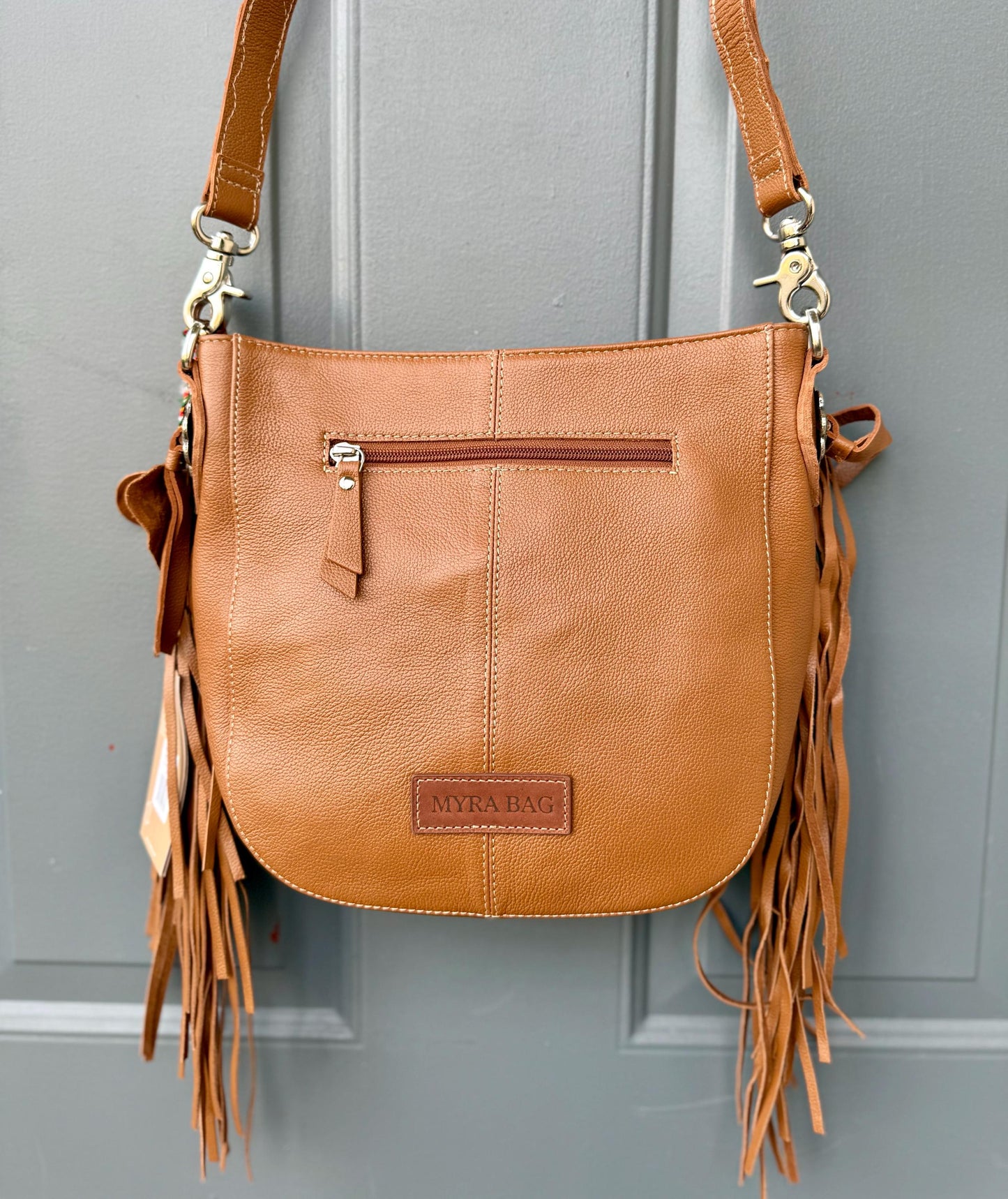 MYRA Spring Creek Hand-Tooled Bag
