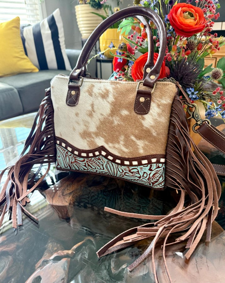 MYRA Brown freckles Concealed Carry Bag S-3348