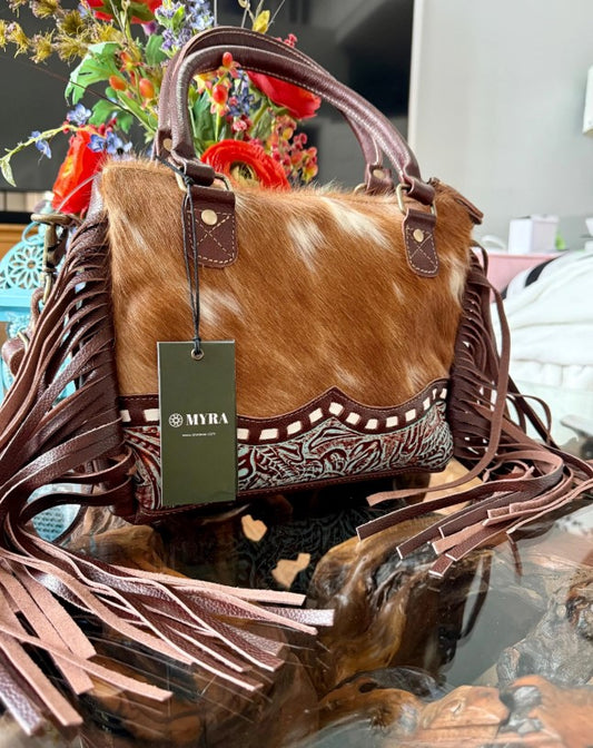 MYRA Brown freckles Concealed Carry Bag #2