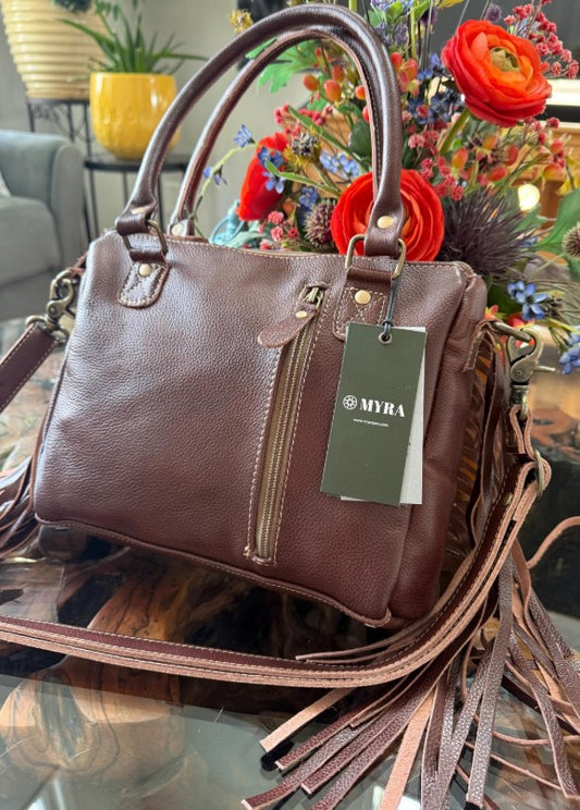 MYRA Brown freckles Concealed Carry Bag #2