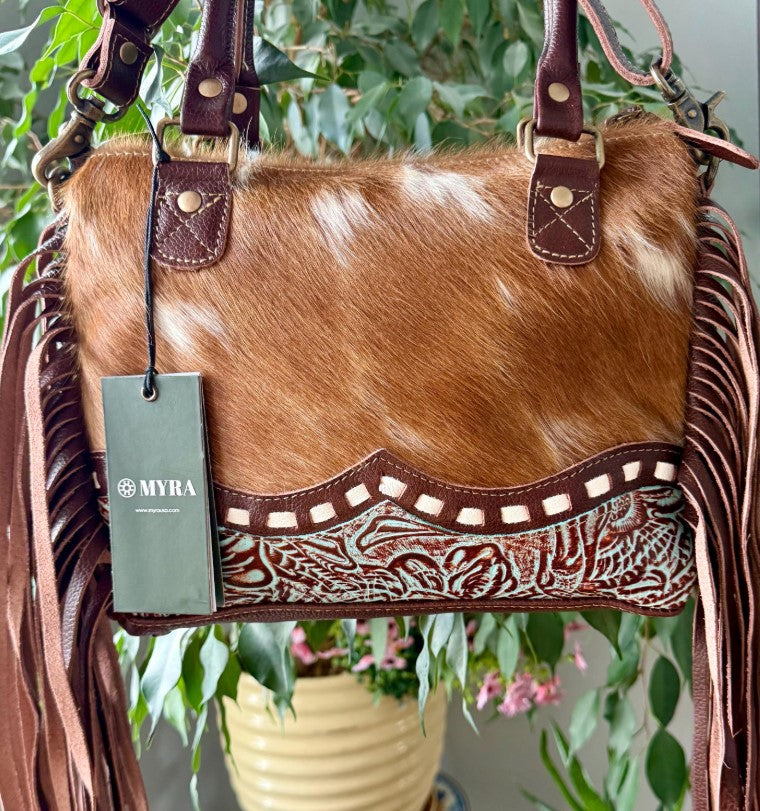 MYRA Brown freckles Concealed Carry Bag #2