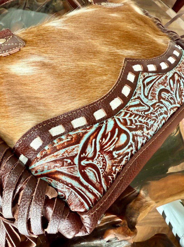 MYRA Brown freckles Concealed Carry Bag #2