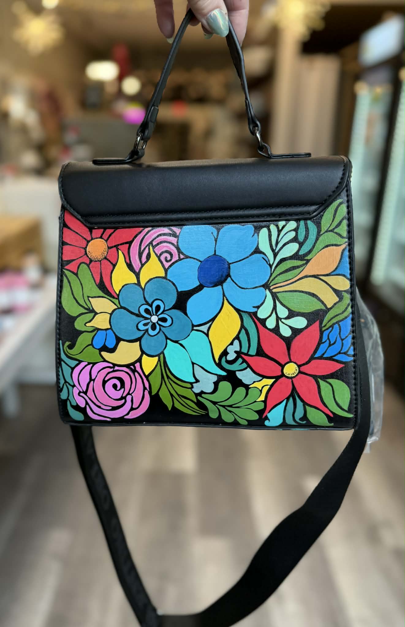 Hand Painted Valentino Orlandi Handbag