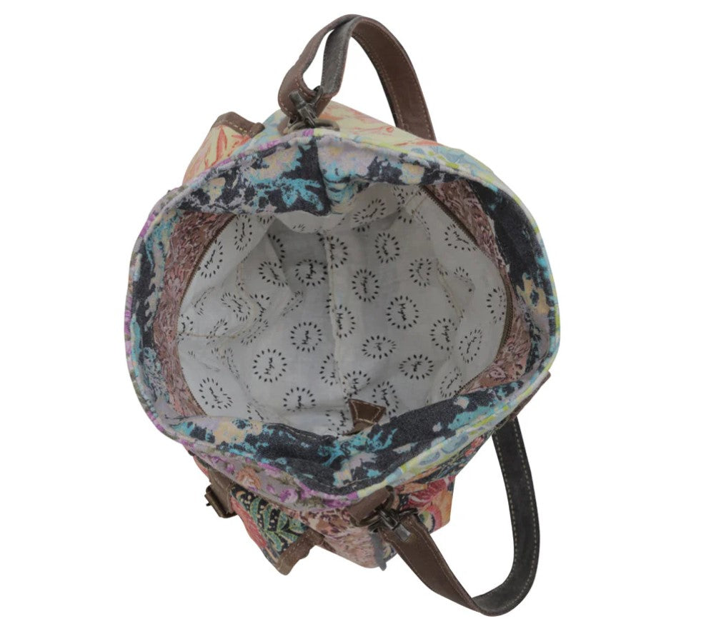 Myra Le Fleur Shoulder Bag, Vintage Inspired Quilted Handbag, Boho Crossbody