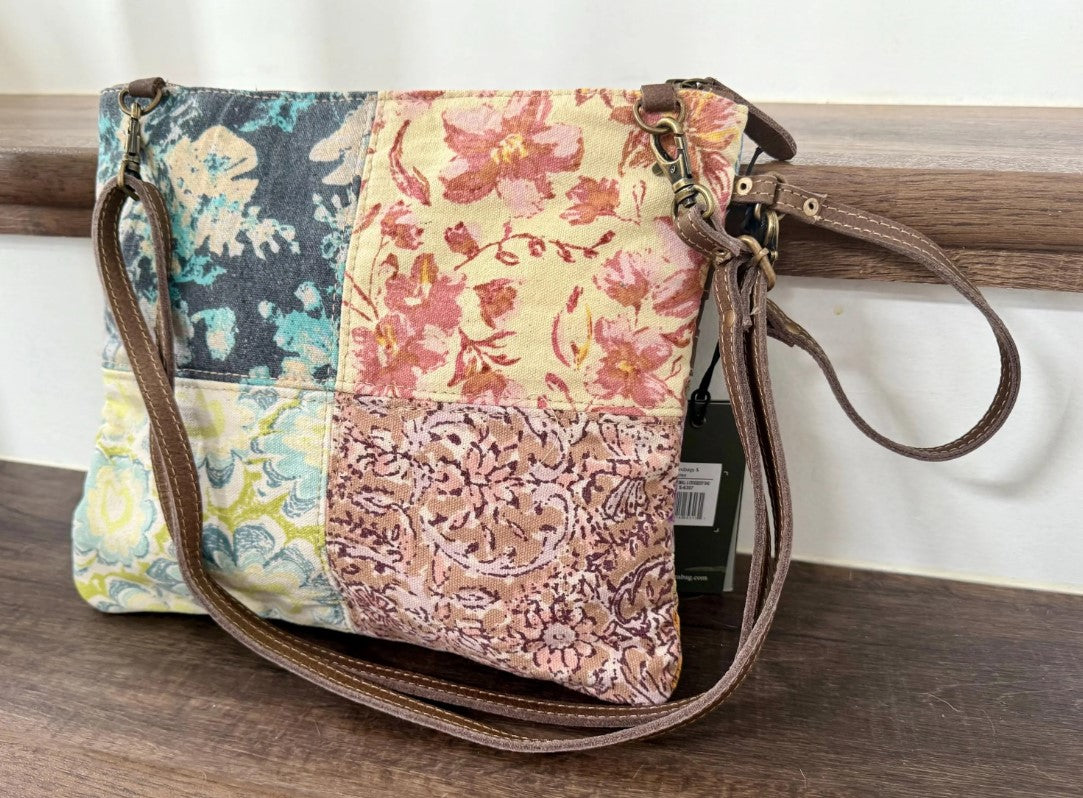 Myra Le Fleur Shoulder Bag, Vintage Inspired Quilted Handbag, Boho Crossbody (Copy)