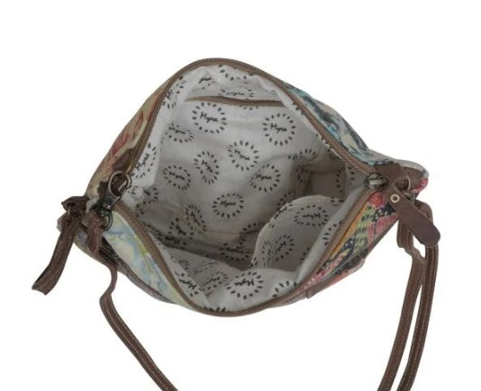 Myra Le Fleur Shoulder Bag, Vintage Inspired Quilted Handbag, Boho Crossbody (Copy)