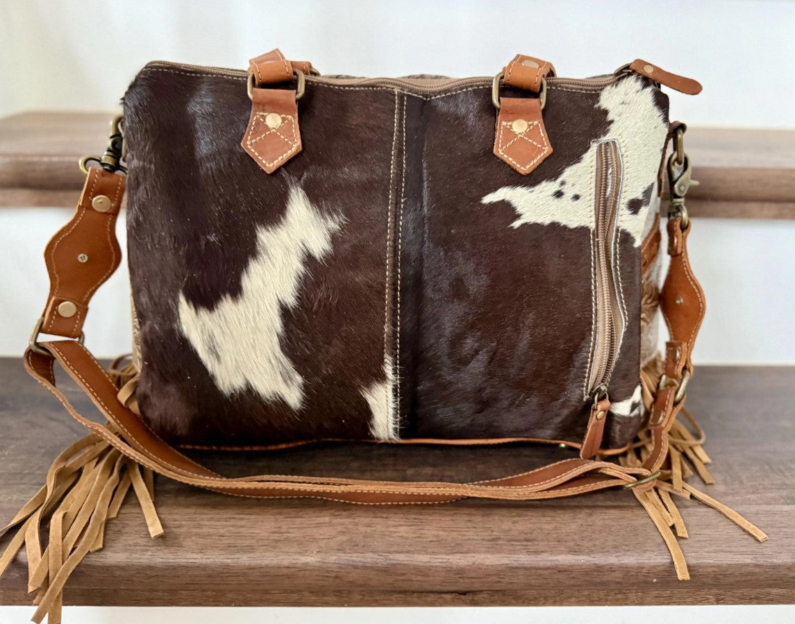 MYRA Laredo Hand-Tooled Concealed Carry Bag