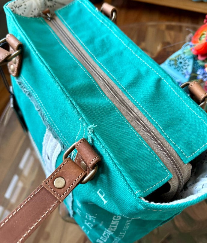 MYRA Countryside Connections Patchwork Tote Bag