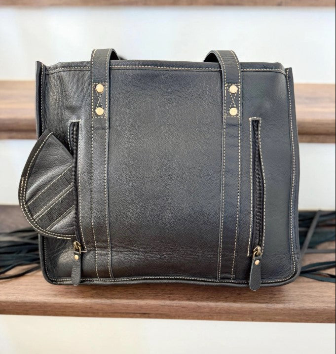 MYRA Wagon Trails Concealed-Carry Bag in Bright Blue