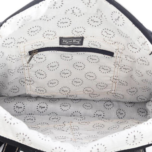 MYRA Wagon Trails Concealed-Carry Bag in Bright Blue