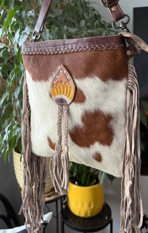 MYRA Eunoia Leather & Hairon Bag