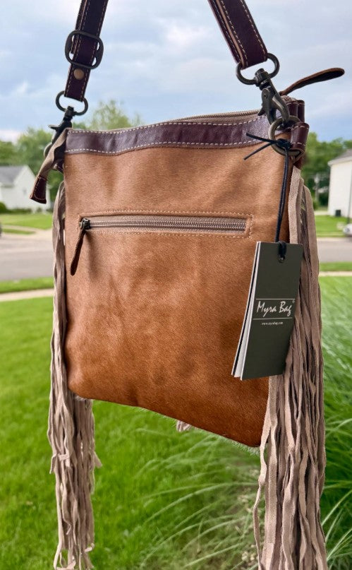 MYRA Eunoia Leather & Hairon Bag