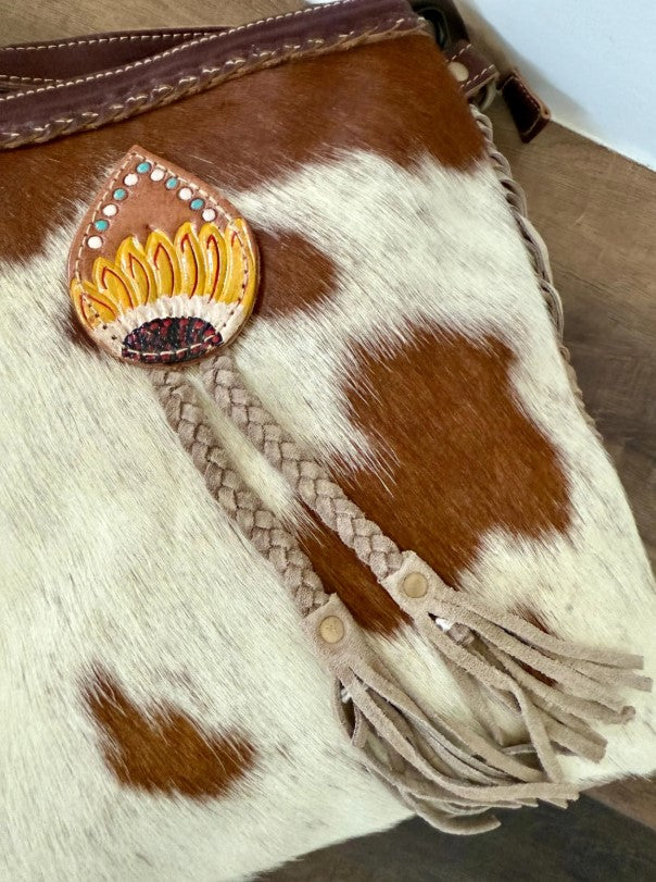 MYRA Eunoia Leather & Hairon Bag