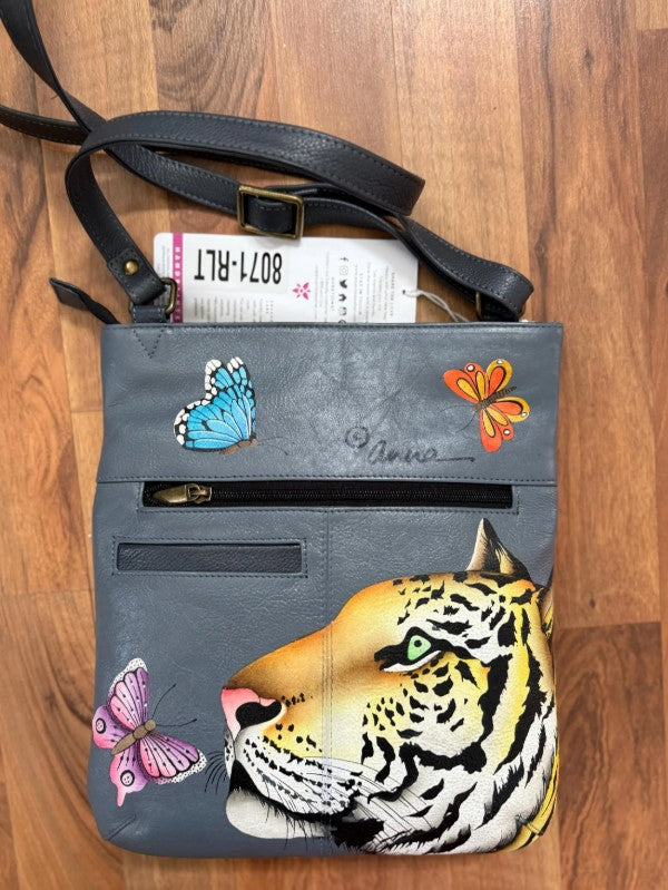ANNA BY ANUSCHKA - Tiger & Butterfly Leather Crossbody