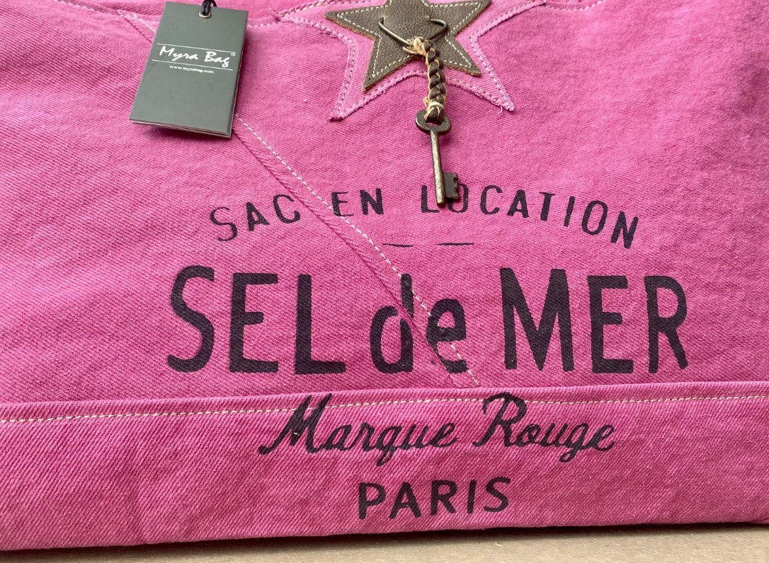 MYRA Popping Pink Weekender Bag