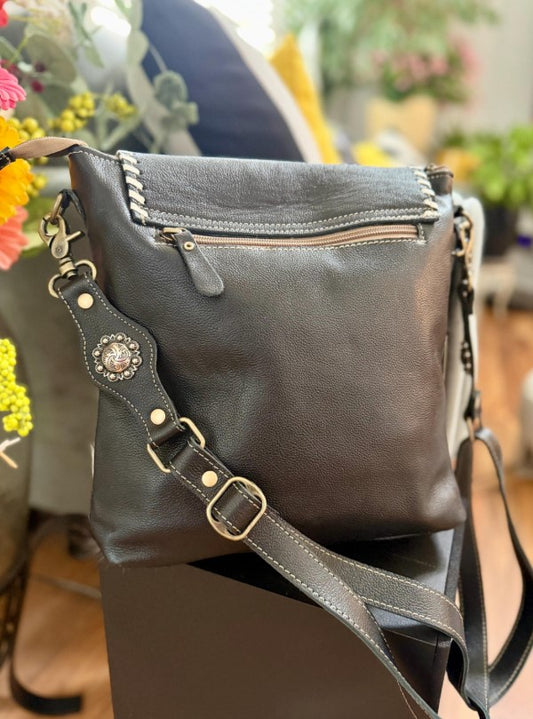 Spirit of the Herd Hand Tooled Bag