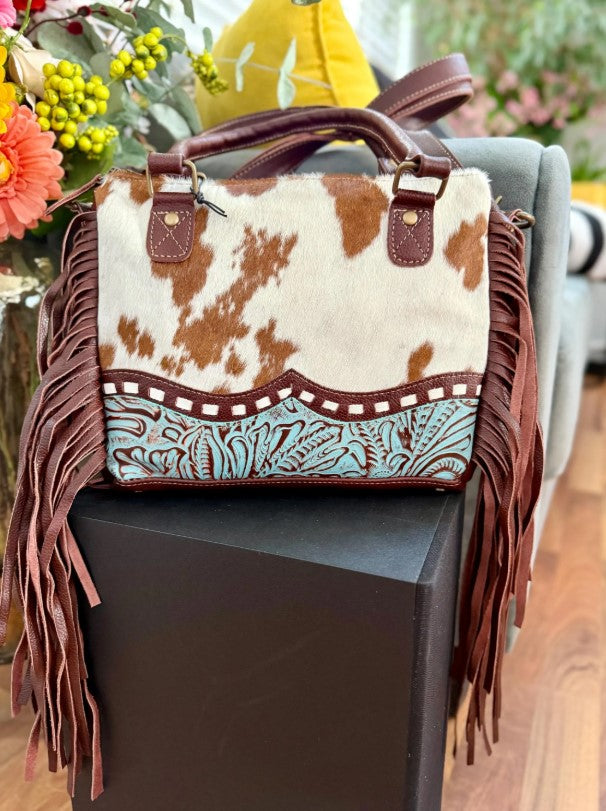 MYRA Brown freckles Concealed Carry Bag