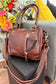 MYRA Brown freckles Concealed Carry Bag