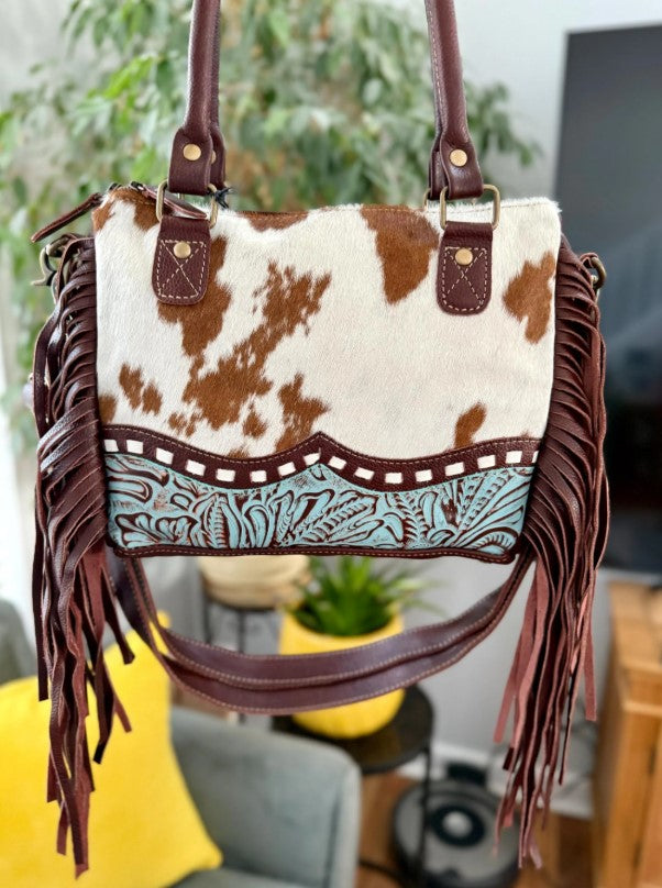 MYRA Brown freckles Concealed Carry Bag