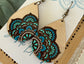 Boho Hand Painted Lightweight Maple Wood Earrings