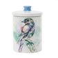Watercolor Bird Treat Jar ~ by Izzy and Oliver