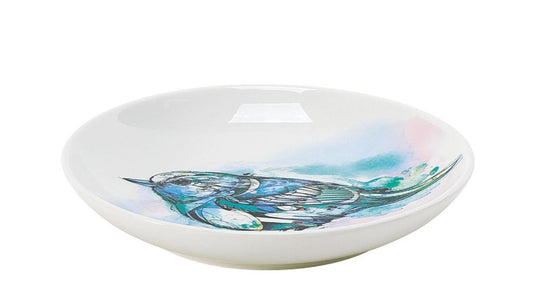 Blue Bird Appetizer Plates, set of 4 ~ by Izzy and Oliver