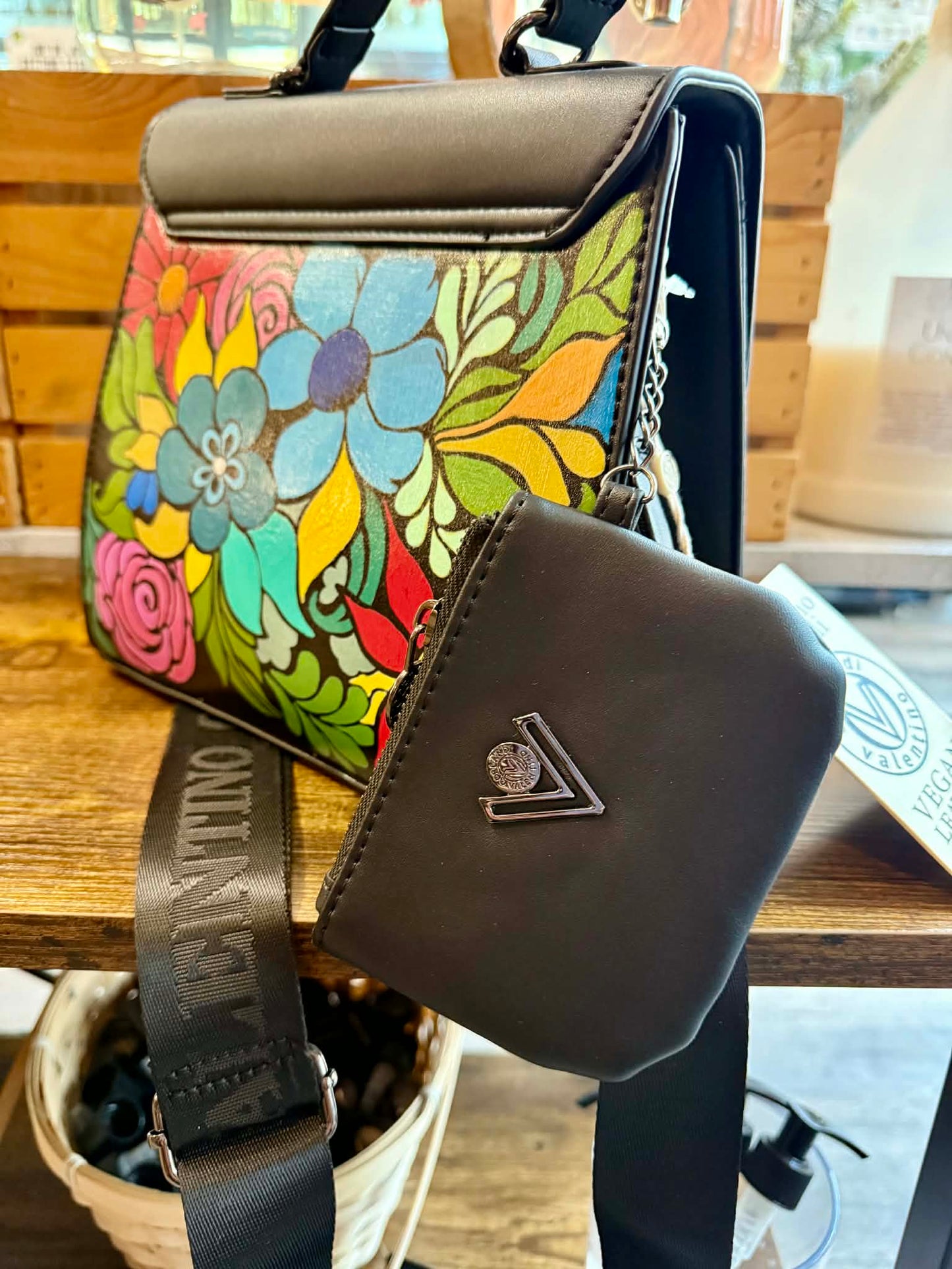 Hand Painted Valentino Orlandi Handbag