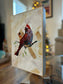 Handcrafted Mosaic "Cardinals"