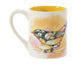 Gold Bird Watercolor Mug ~ by Izzy and Oliver