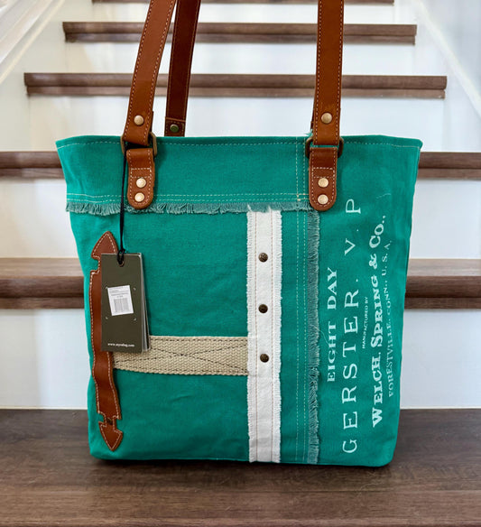 MYRA Countryside Connections Patchwork Tote Bag