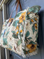 MYRA Lovely Florals Weekender Bag in Light Green