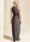 Leopard Detail Maxi Dress