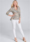 Camo Print High-Low Jacket